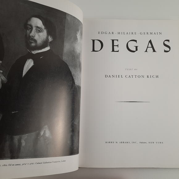 DEGAS by Daniel Catton Rich Impressionist Art Coffee Table Book French Dancere - Picture 5 of 16